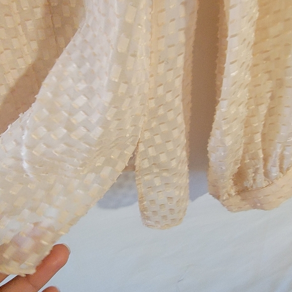 Reiss Taylor Pink Ruffle Blouse 6 Silk Blend Victorian Quite Luxury Minimalist - Picture 10 of 12